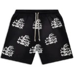 Black Hellstar Skull Shorts