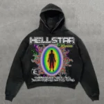 Black Stay in Peace Hellstar Hoodie