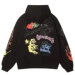 Black and White I Love Hellstar Records Summer Love Hoodies - Image 5