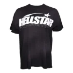 Black Hellstar Studios Classic Rhinestone Logo T-Shirt