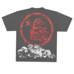 Black Hellstar Records Crowned Skull T-Shirt - Image 2