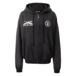 Black Hellstar Studios HS Logo Zip-Up Hoodie