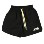 Black Hellstar Logo Nylon Shorts