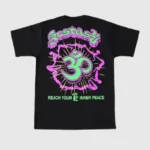 Black/White Hellstar Meditation Skeleton T-shirts - Image 2