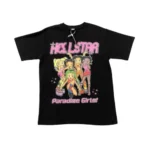 White and Black Hellstar Records Paradise Girls T-shirt