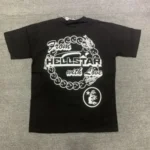 White/Black Hellstar Studios Smile Planet Tees - Image 4