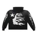 Black Vintage Racer Hellstar Hoodie - Image 2