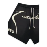 Black Hellstar Warm-Up Shorts - Image 3