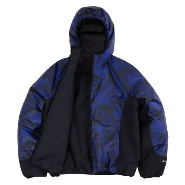 Black/Navy SYNA World Camo Reversible Puffer Jacket