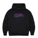 Black/Pink SYNA World Graffiti Logo Hoodie - Image 2