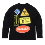 Black Syna World Hazard Long Sleeve Tee