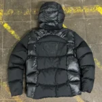 Black SYNA Wave Puffer Jacket - Image 2