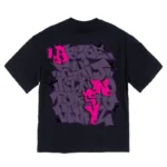 Black/White SYNA World Graf Printed Short Sleeve Tees