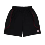 Black SYNA World Perforated Performance Oversized Short Set - Image 4