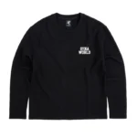 Black/White SYNA World Waffle Long Sleeve Tees - Image 3