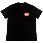 Black Syna World Sticker T-shirt - Image 2