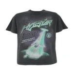 Green and Black Hellstar studios Attacks T-shirt