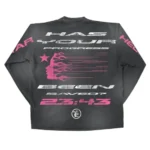 Black Hellstar studios Qr Christ LS Tee - Image 2