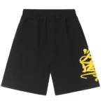 Black/Yellow Syna World SYNA Logo Short Set - Image 5