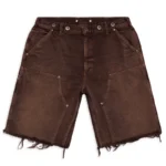 Brown Hellstar Denim Shorts
