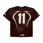 Brown Hellstar Studios Warm-Up T-shirt - Image 2