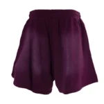 Burgundy Hellstar Studios Flame Shorts - Image 2