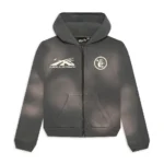 Grey Hellstar Sports Zip-Up Sweatsuit - Image 2
