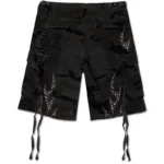 Camo Hellstar Studded Cargo Shorts - Image 2