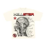 White and Cream Hellstar Studios Human Development T-Shirts