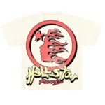 White/Cream Hellstar Studios Heaven on Earth T-shirts - Image 4