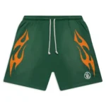 Green Hellstar Records Flame Shorts