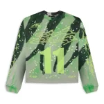 Green Hellstar Studios Tye-Dye Moto Longsleeve