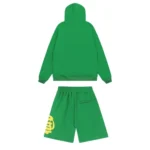 Green Team SYNA Logo Hoodie and Shorts Set - Image 2