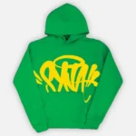 Green Team SYNA Logo Hoodie and Shorts Set - Image 3