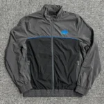 Grey/Black/Cobalt SYNA Logo Zip-Up Shell Jacket