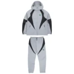 Black/Grey SYNA World Vortex Zipper Tracksuits - Image 5