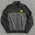 Grey/Black/Volt SYNA Logo Zip-Up Shell Tracksuit - Image 2