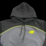Grey/Black/Yellow Syna World Pipe Hoodie - Image 2