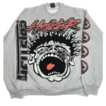 Grey Hellstar Studios Crewneck Sweatshirts