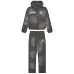 Grey Hellstar Sports Zip-Up Sweatsuit