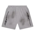 Grey Hellstar Yoga Shorts - Image 2