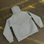 Grey Marl SYNA Neoprene Zip-Up Hoodie