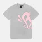 Grey/Pink Syna World Syna Logo T-shirt
