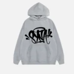 Grey Syna World Graffiti Art Hoodie