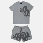 Grey/Black Syna World Syna Logo Short Set