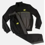 Grey/Black/Volt SYNA Logo Zip-Up Shell Tracksuit