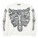 White Hellstar Airbrushed Bones Longsleeve