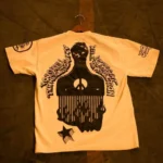 White Hellstar Records Black Stars T-shirt - Image 2