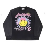 Black Smile You're in Paradise Hellstar Long Sleeve Shirt