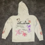 Black and White I Love Hellstar Records Summer Love Hoodies